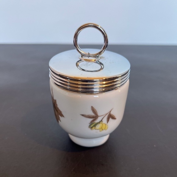 Royal Worcester Porcelain Egg Coddler. Standard Size - Picture 5 of 9